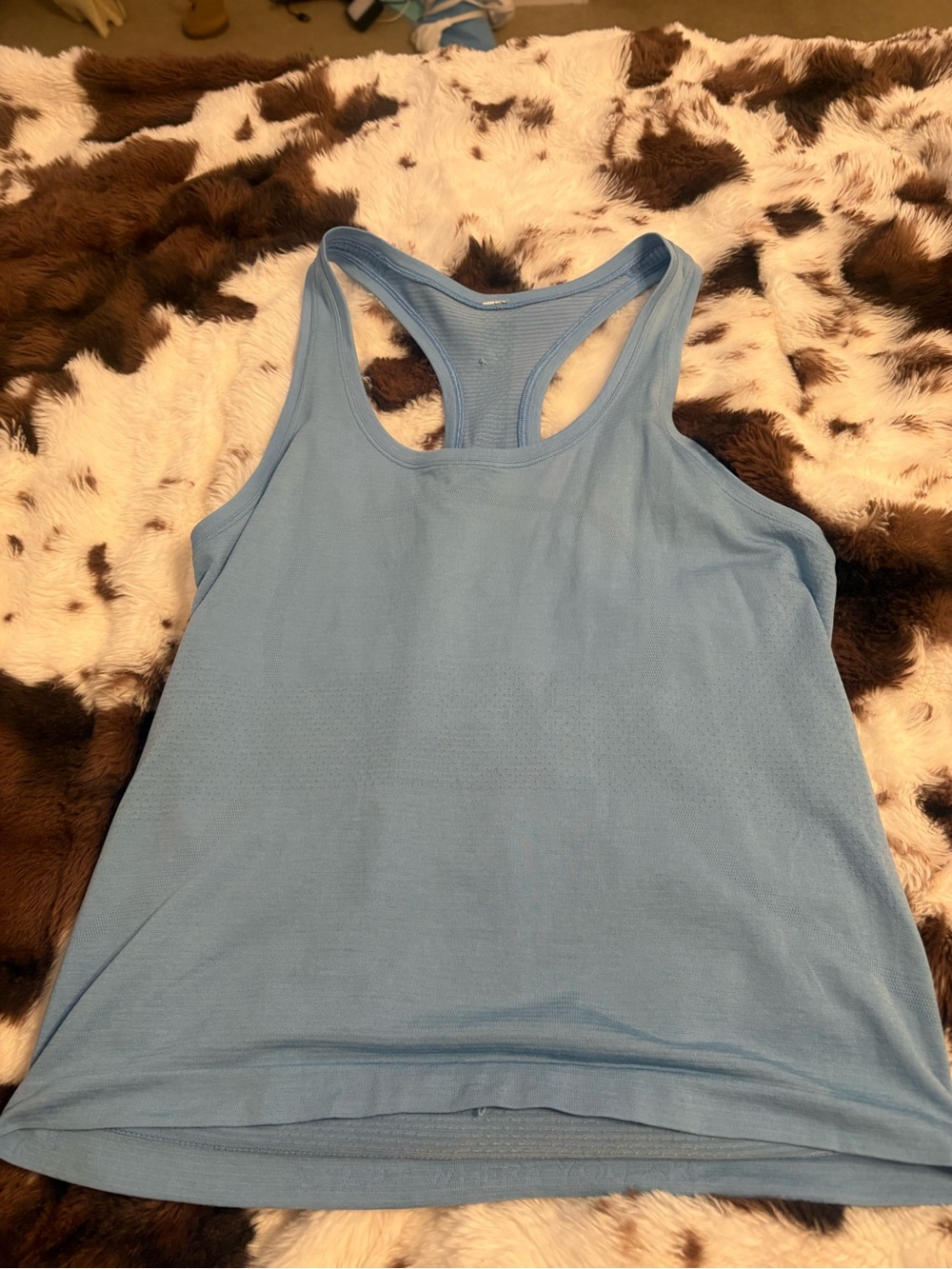 lululemon athletica Light Blue Racerback Tank
